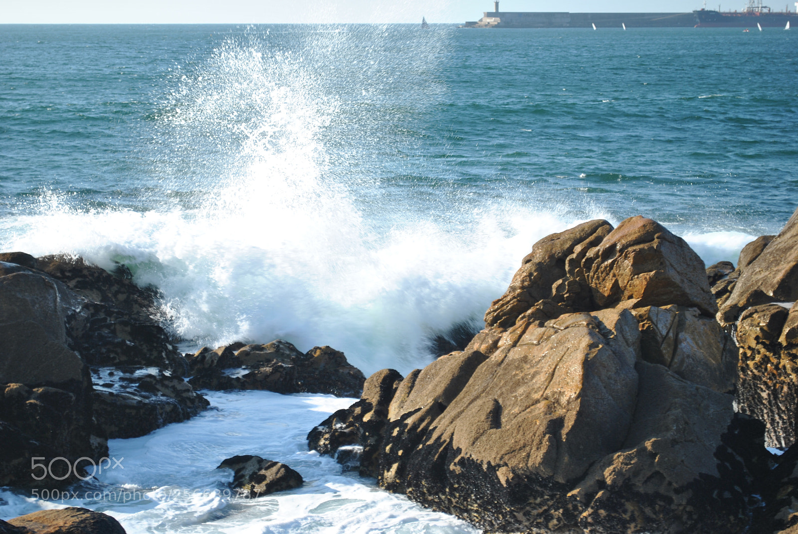 Nikon D3000 sample photo. At the atlantic ocean photography