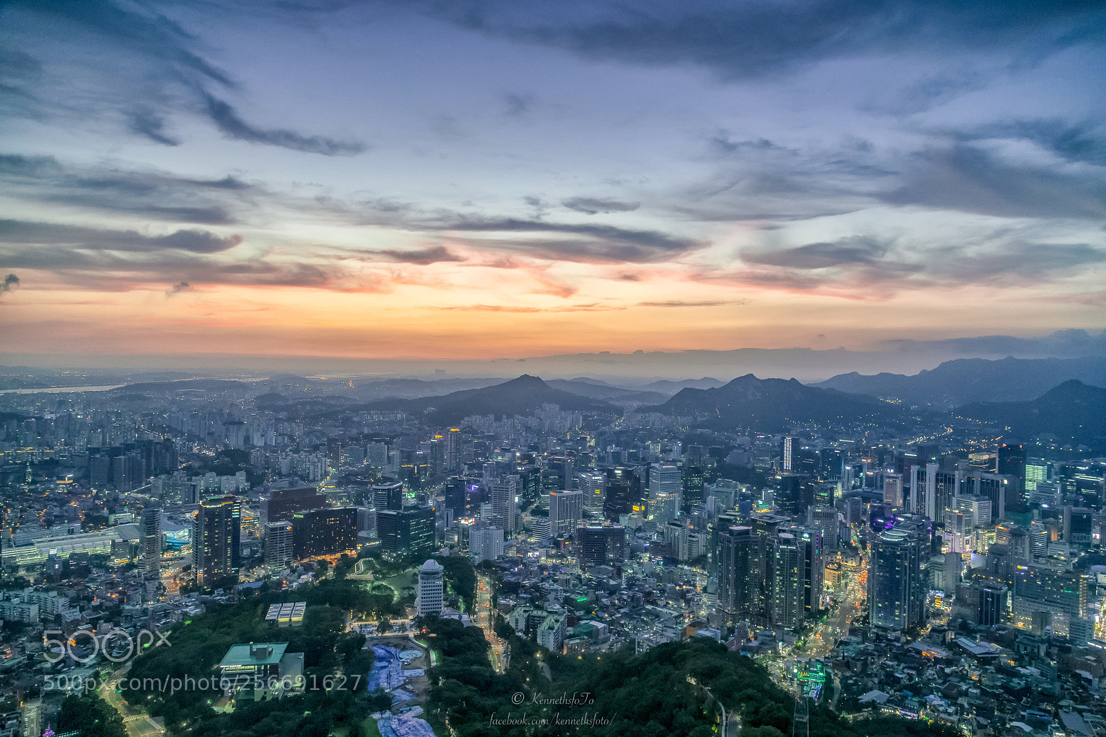 Canon EOS 6D sample photo. Seoul sunset  photography