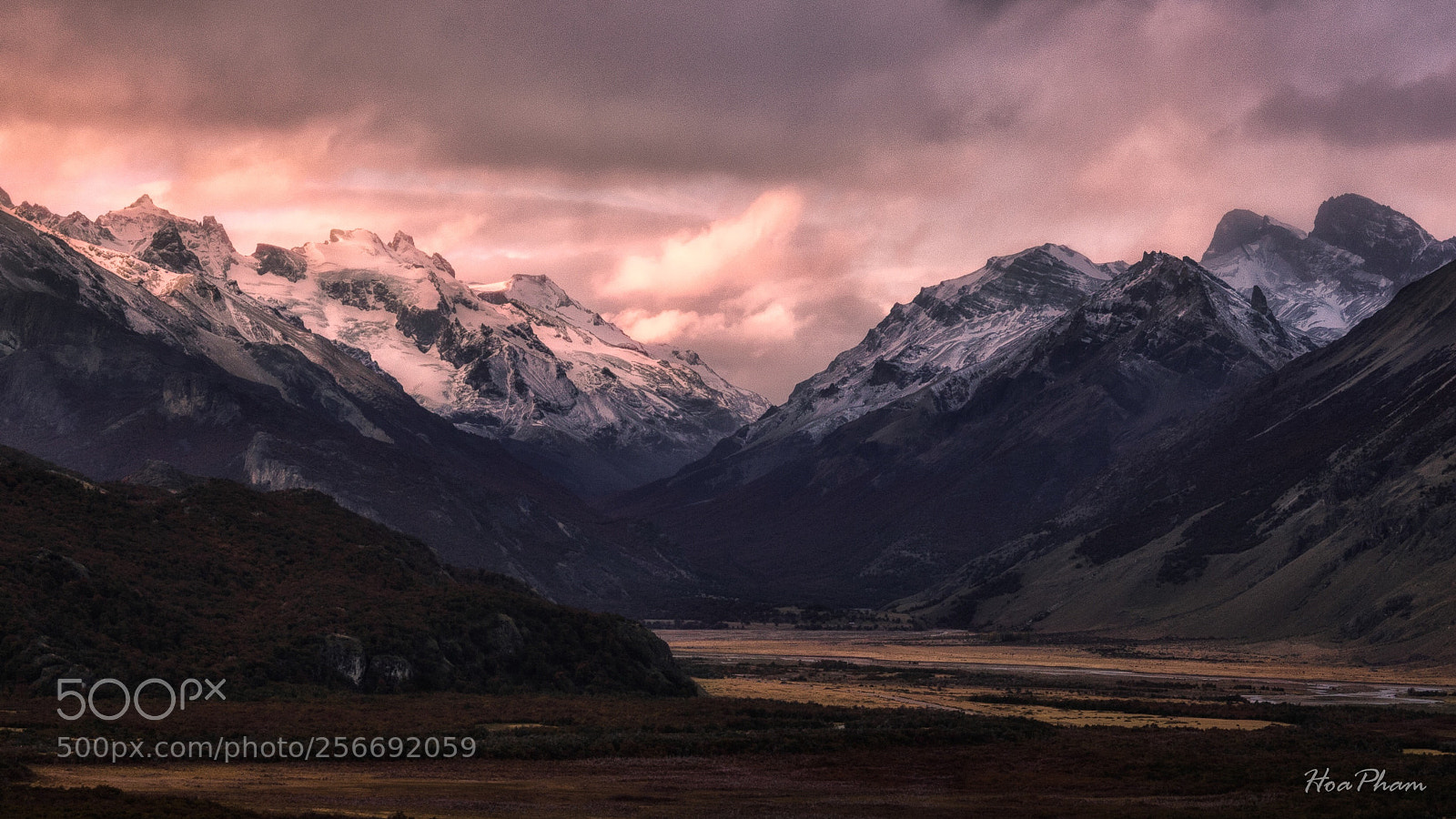 Sony a7R II sample photo. Sunset at el chalten photography