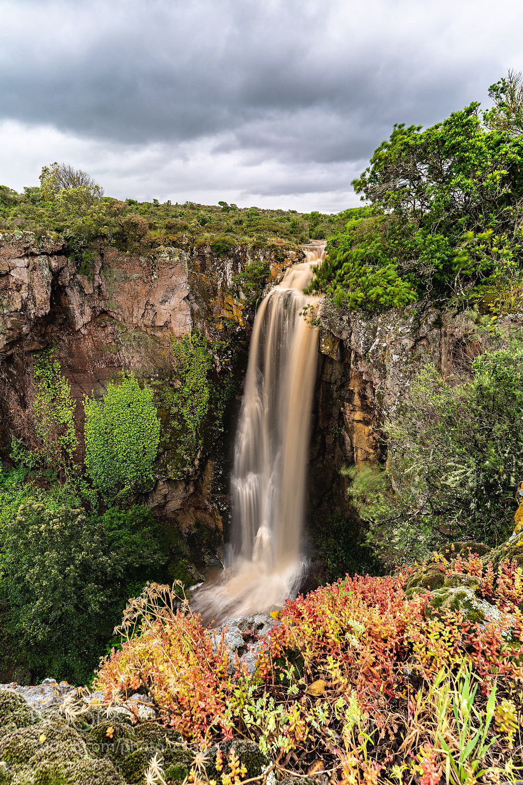 Sony a7R II sample photo. Sardinia's waterfall photography