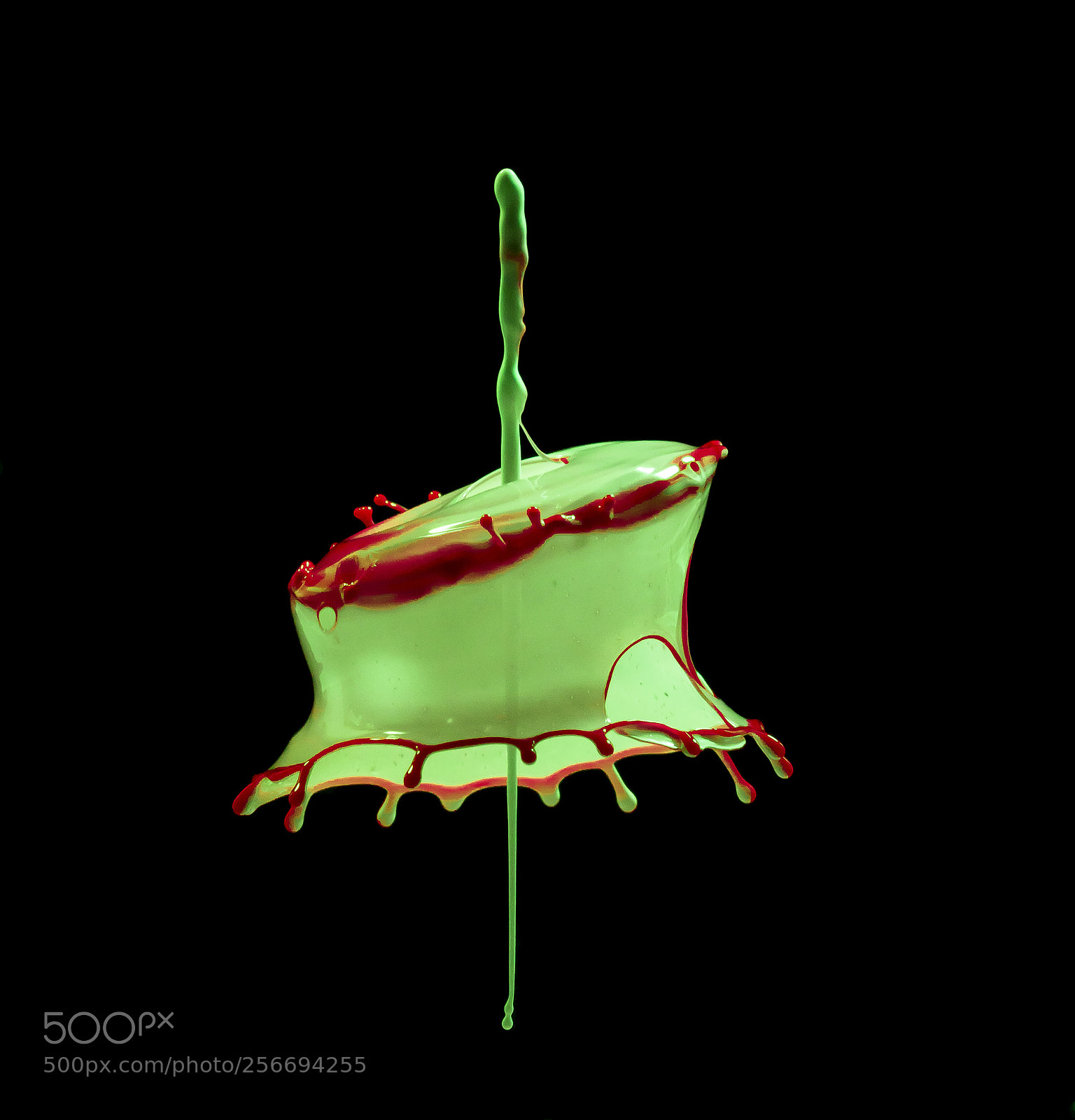 Canon EOS 7D Mark II sample photo. Green & red  collision photography