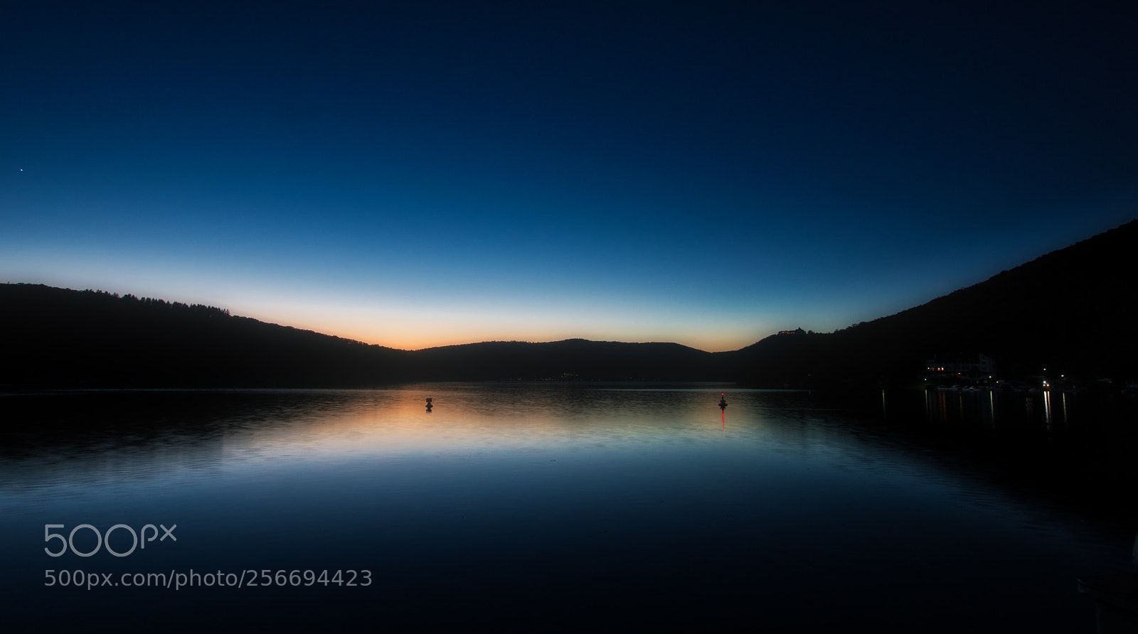 Sony ILCA-77M2 sample photo. Edersee blue hour photography