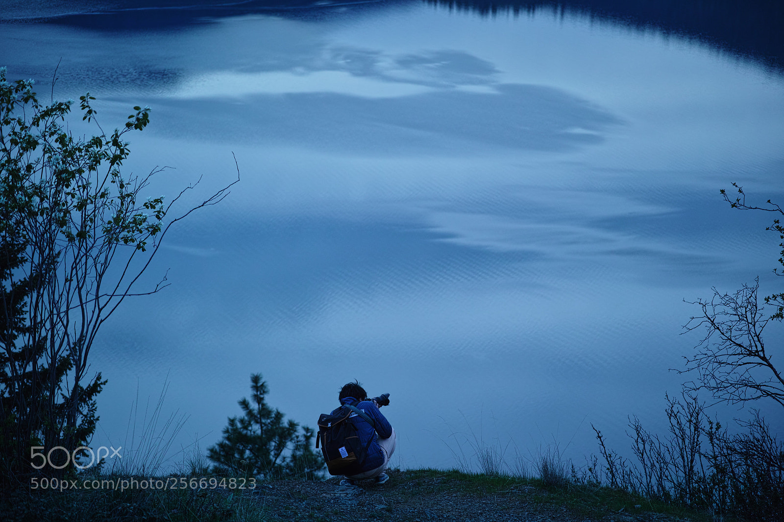 Sigma DP3 Merrill sample photo. Lake and photographer photography