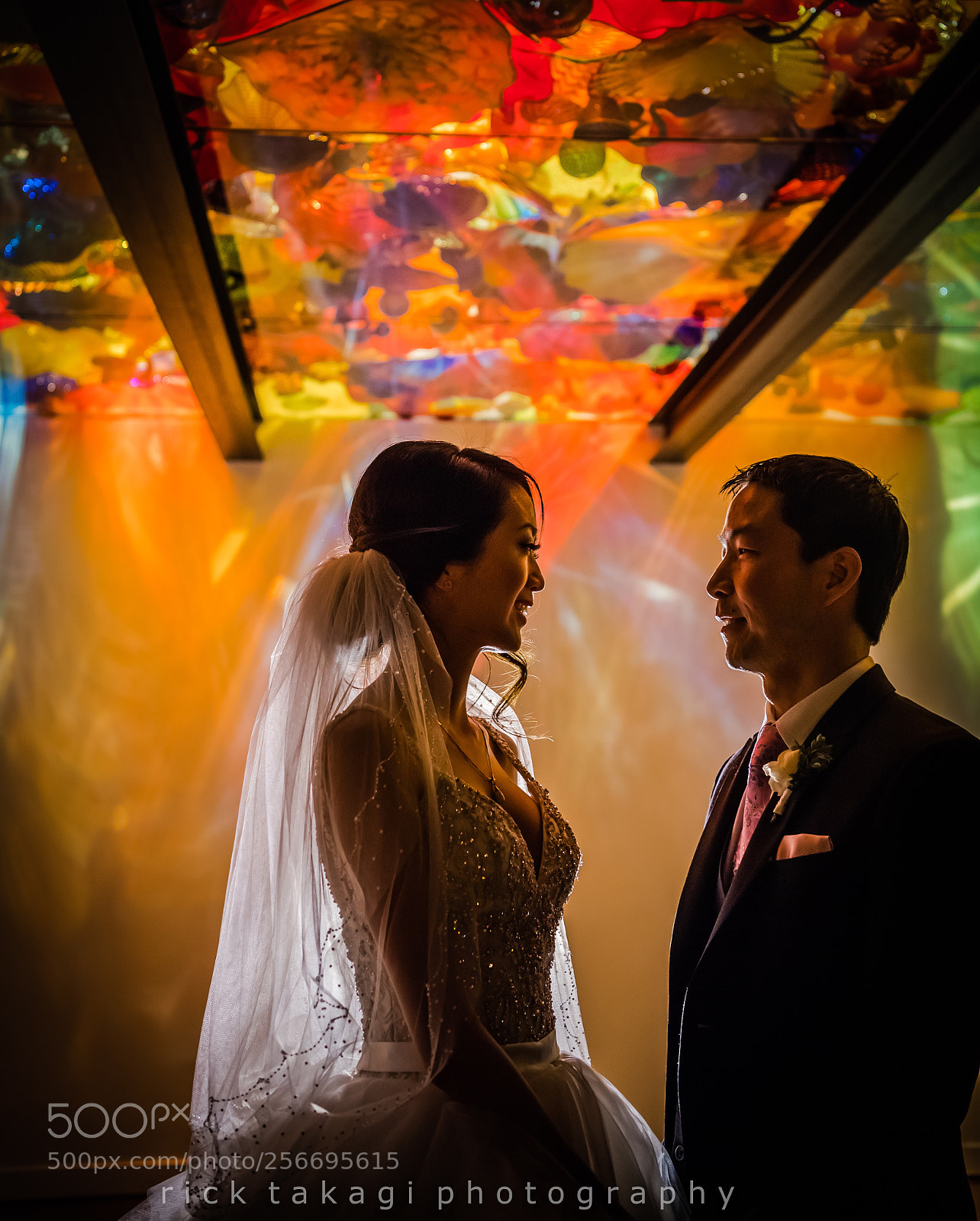 Nikon D5 sample photo. Chihuly garden wedding photography