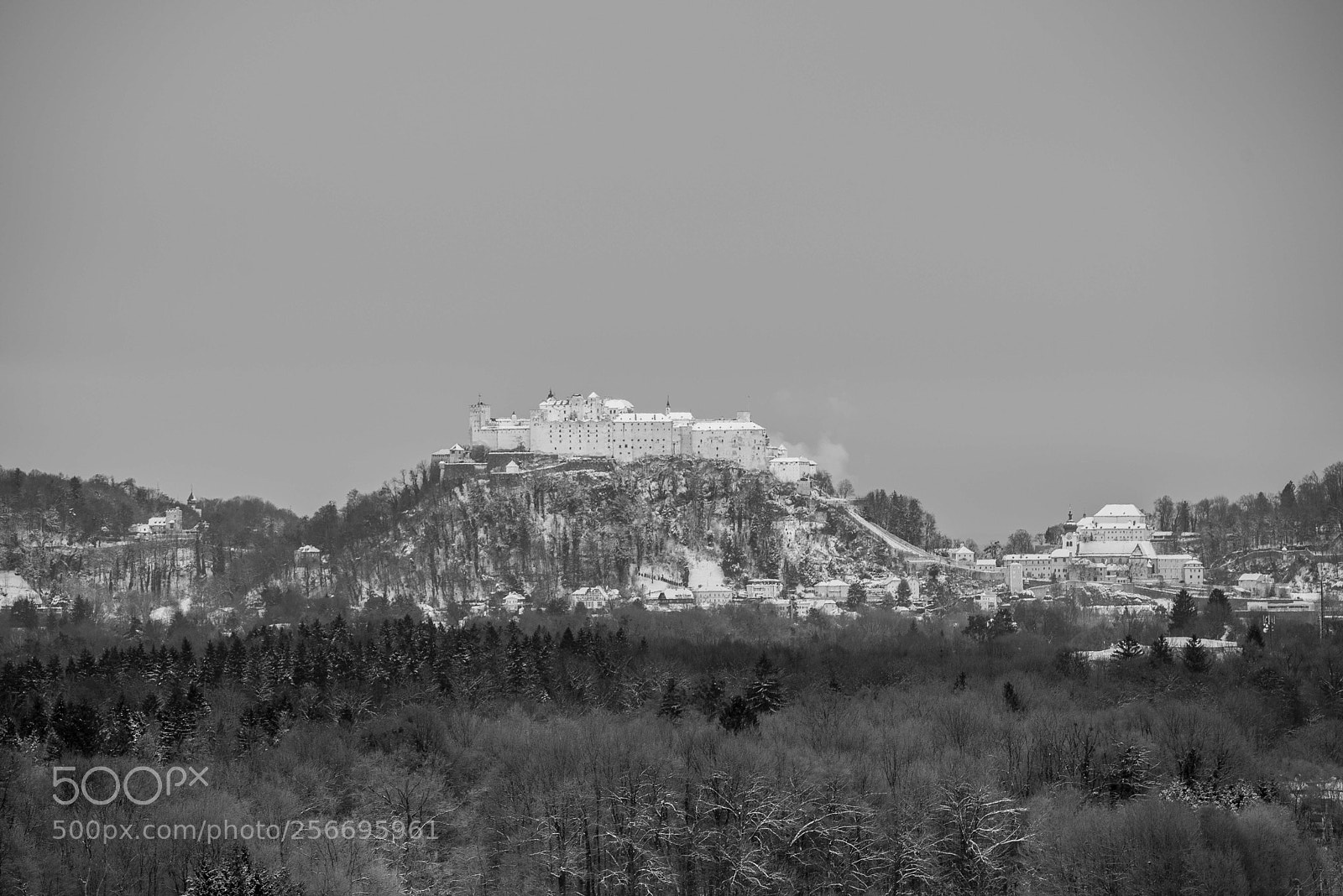 Nikon D750 sample photo. Festung hohensalzburg im winter photography