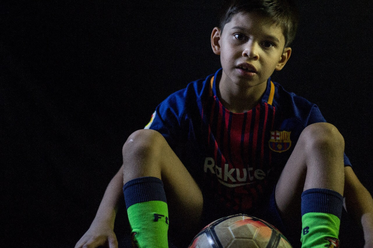 My little soccer player