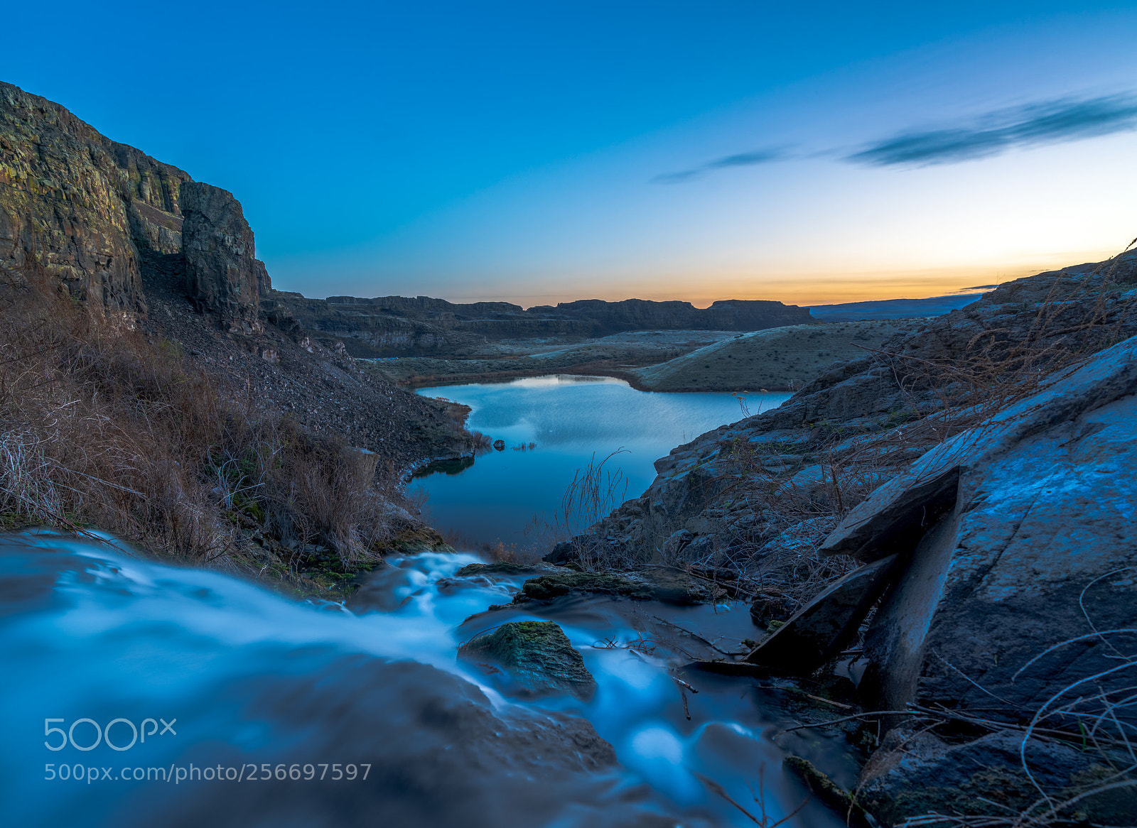 Sony a7R III sample photo. Waterfall in the desert photography