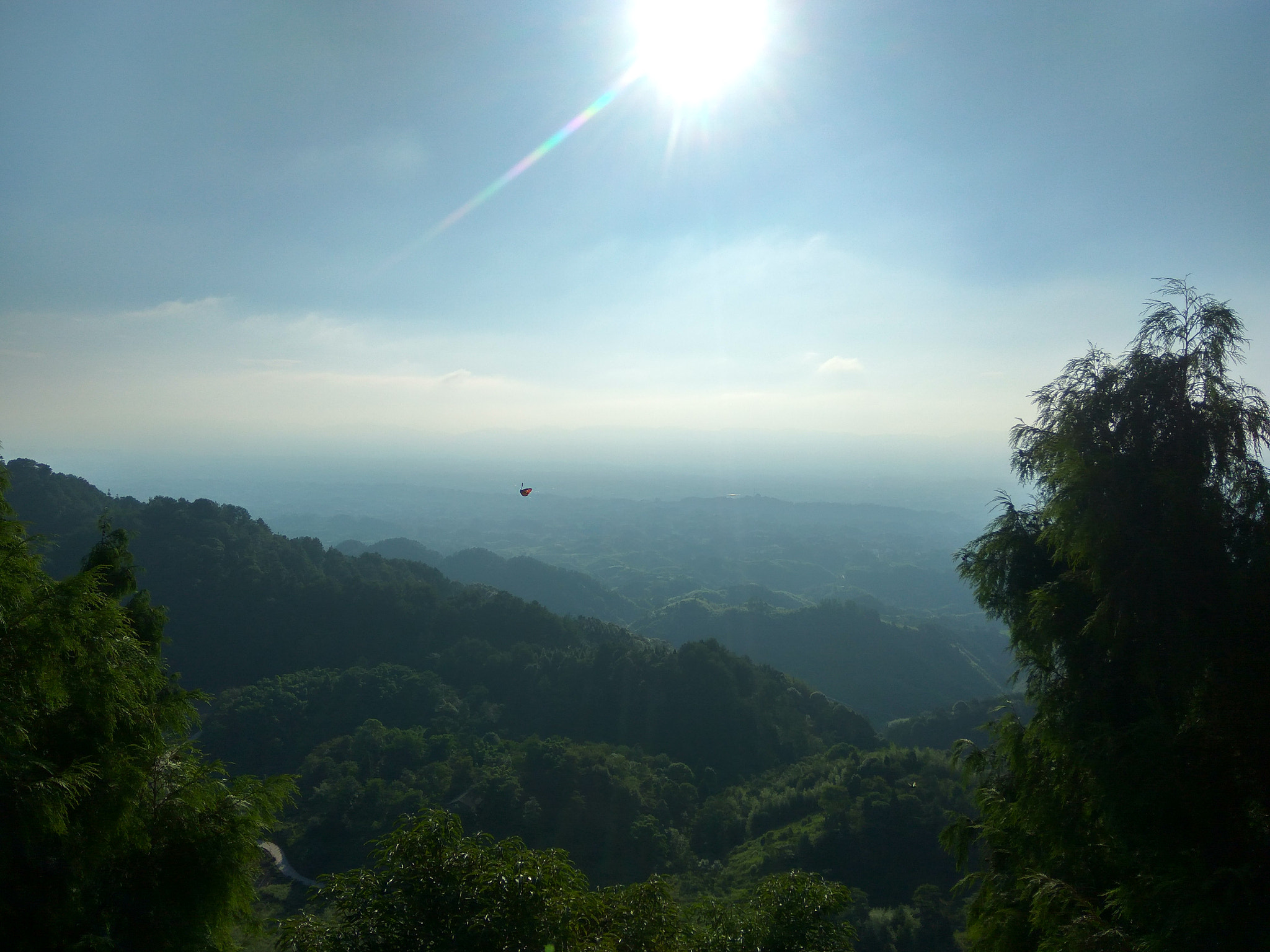 Xiaomi Redmi Note 3 sample photo. Butterfly and mountain photography