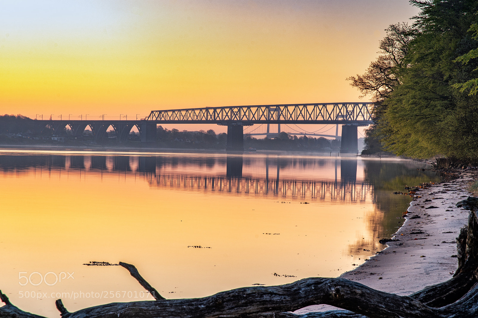 Nikon D500 sample photo. Sunrise over lillebælt photography