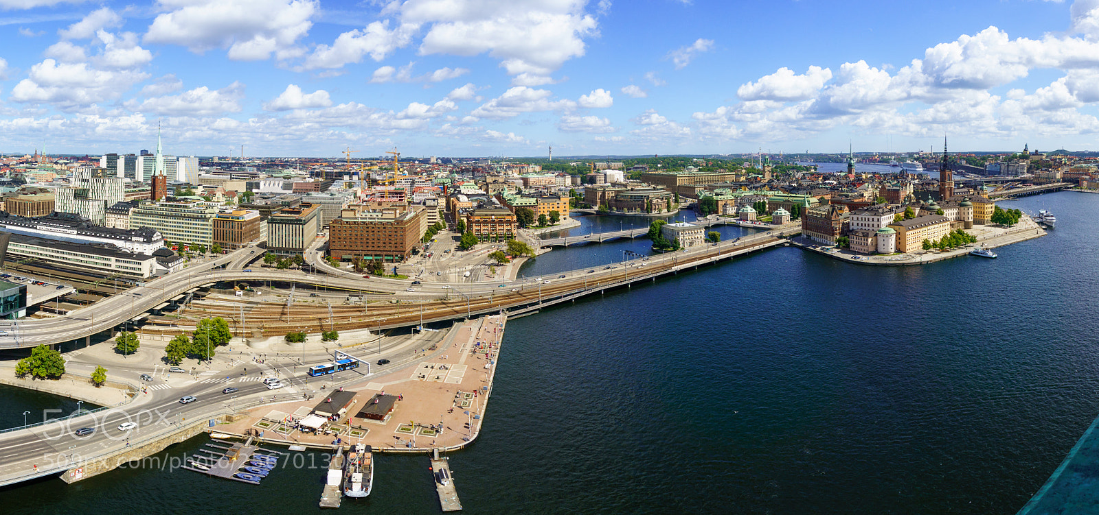 Sony Alpha NEX-6 sample photo. Stockholm panorama photography