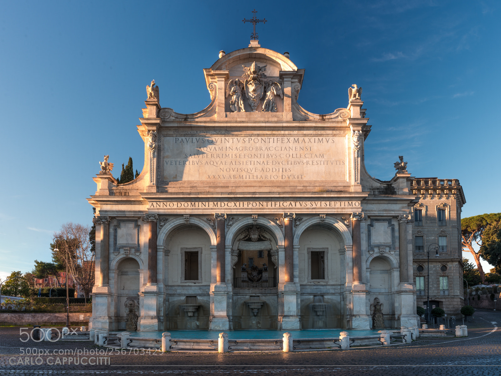 Nikon D610 sample photo. Fontana dell'acqua paola photography