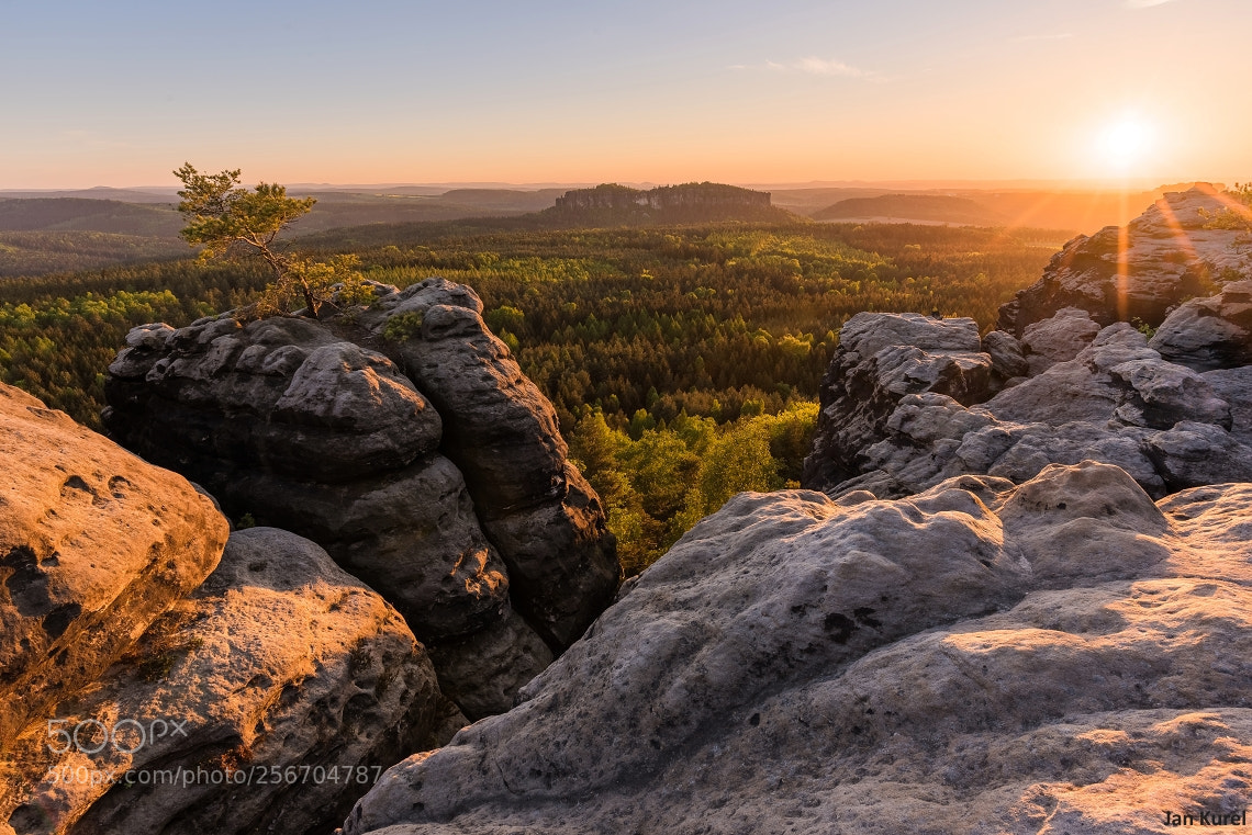 Nikon D750 sample photo. Sunset over the hills photography