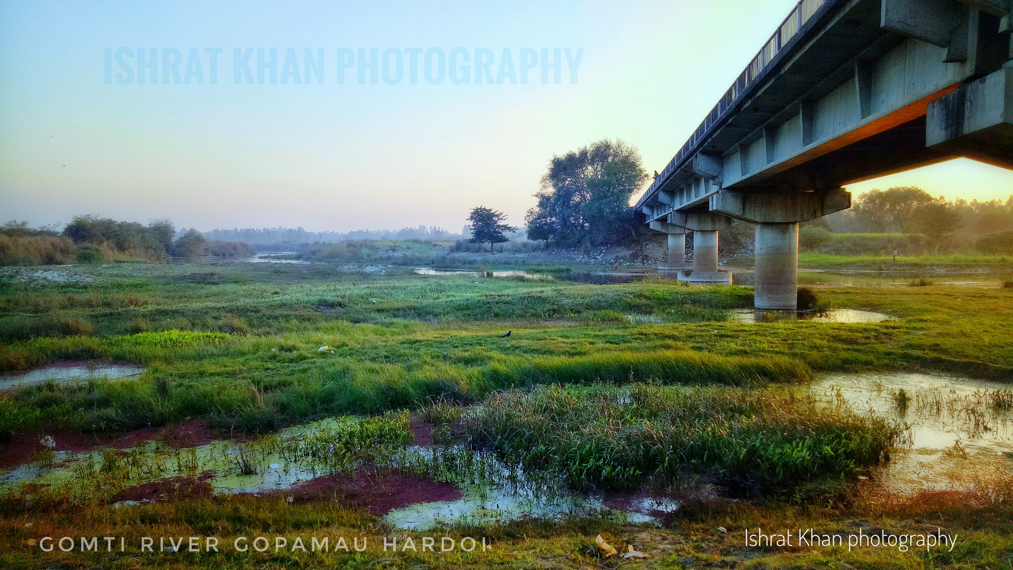 OPPO A1601 sample photo. Bhakurha ghat gomti river crossing photography