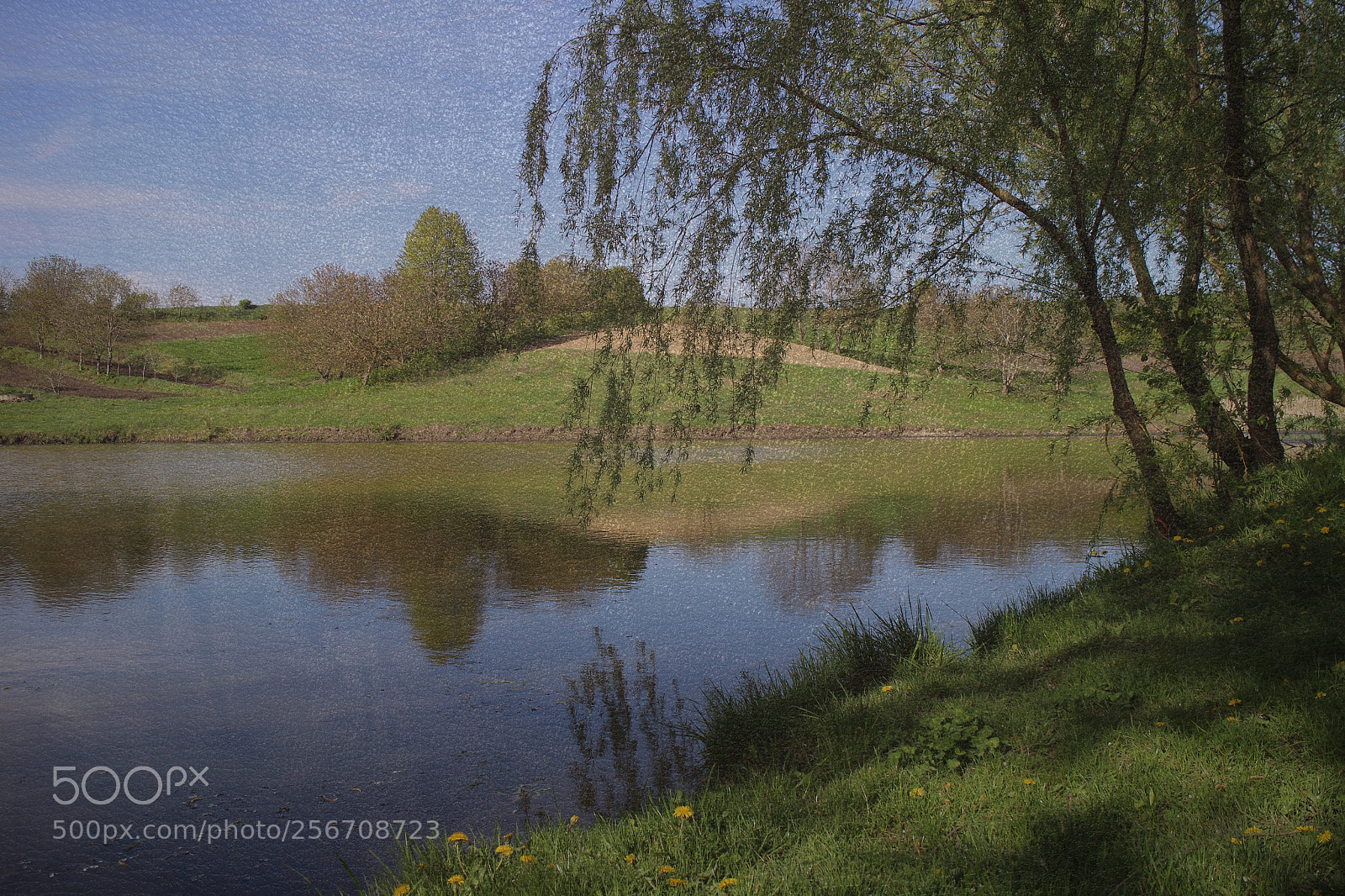 Canon EOS M sample photo. Spring on pond photography