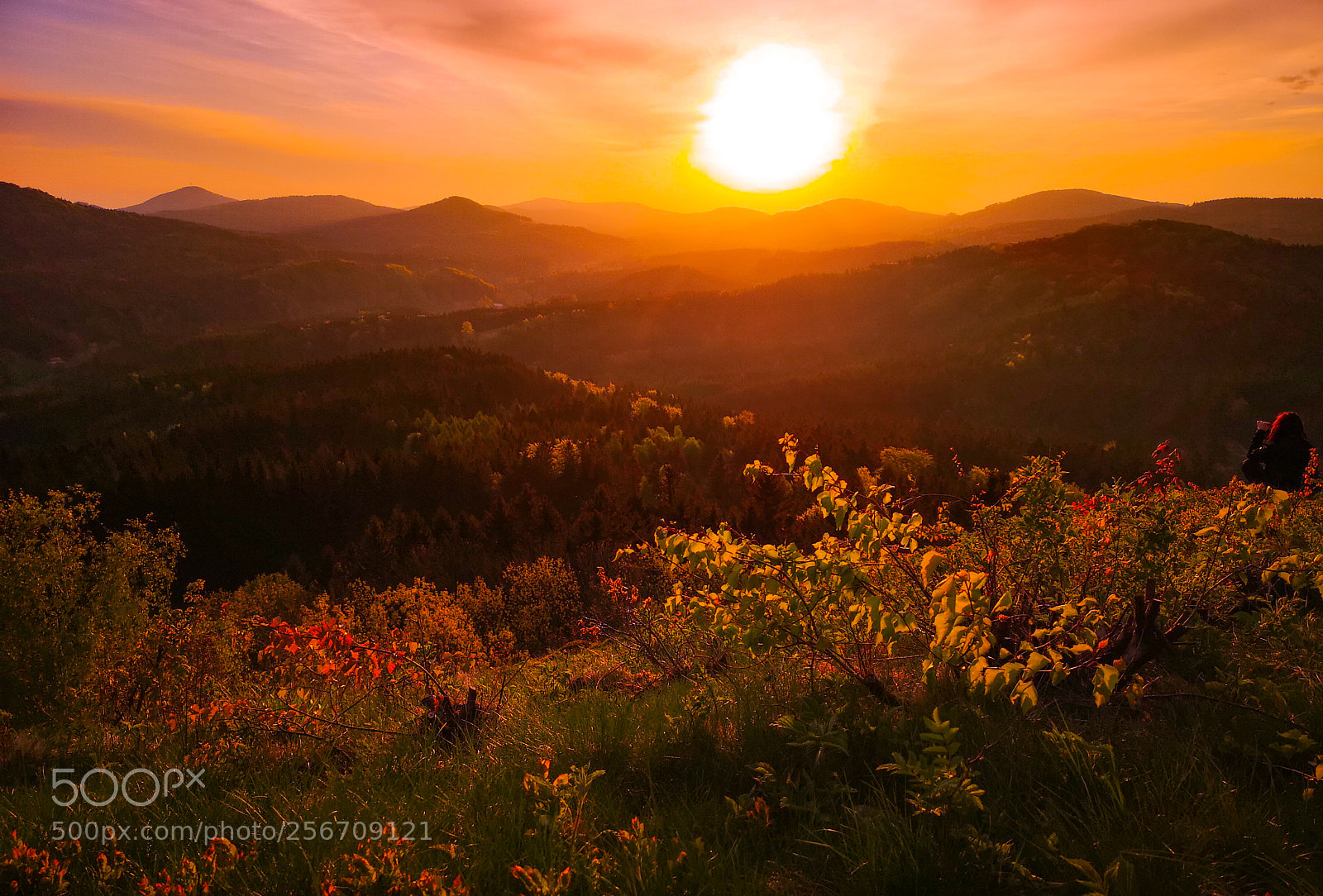 HUAWEI CLT-L29 sample photo. Sunrise lausatian mountains photography