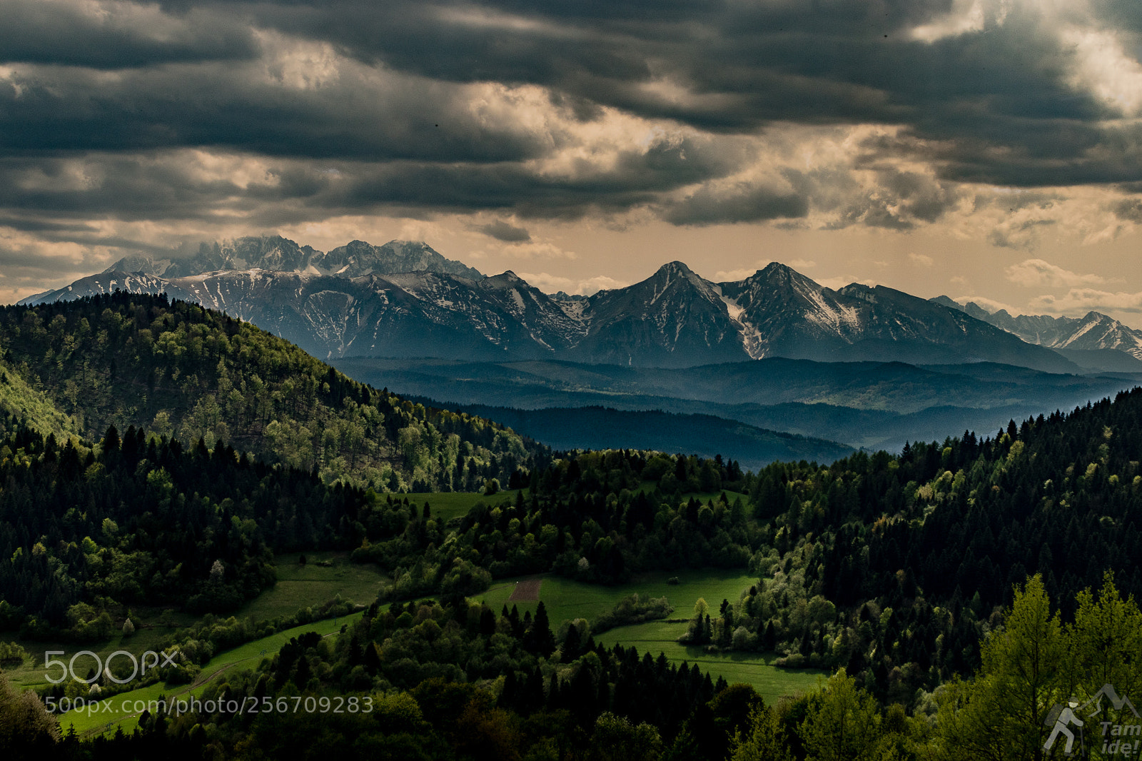 Nikon D5500 sample photo. Podhale before rain photography