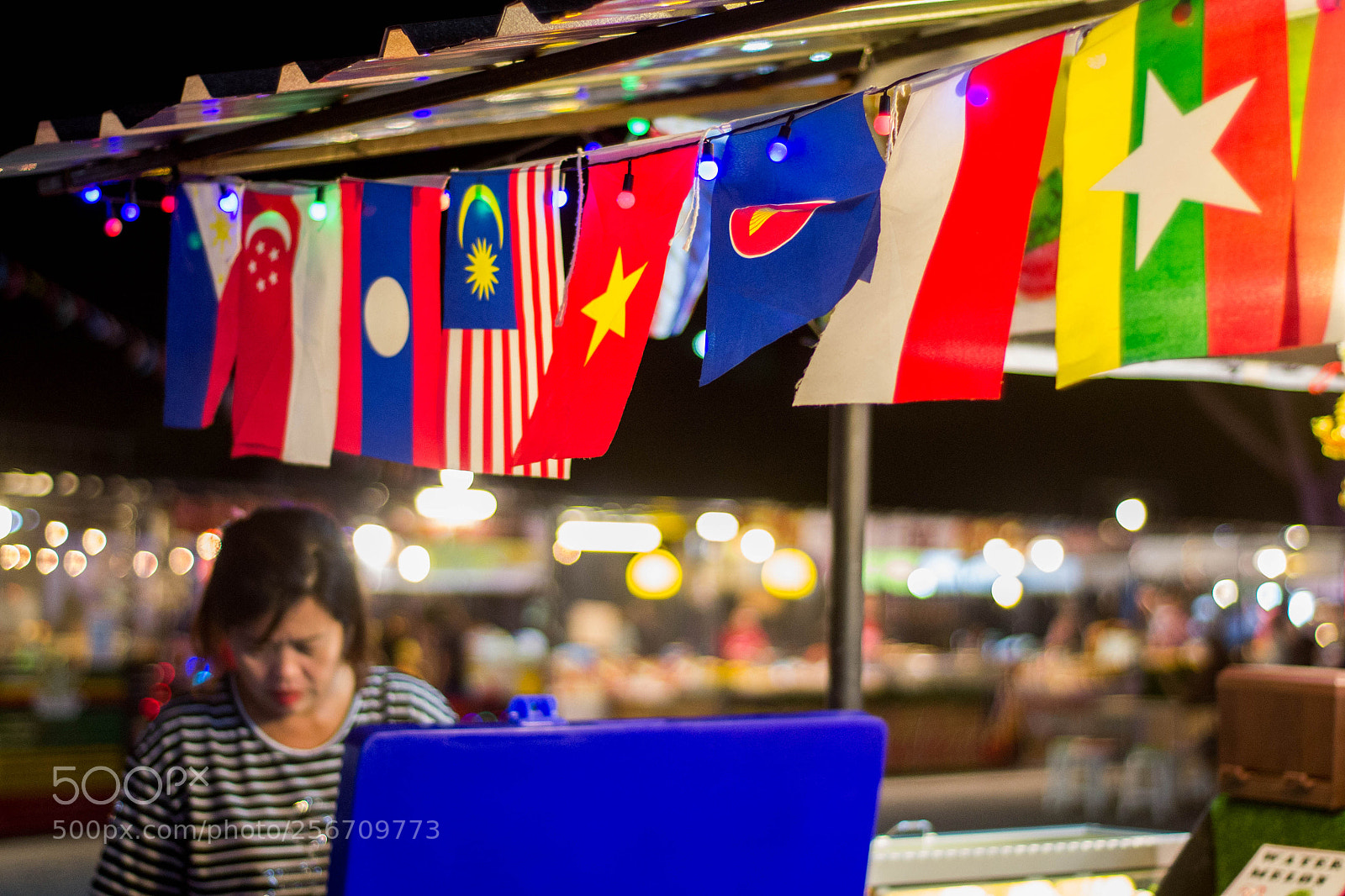Nikon D3100 sample photo. Street market, fried fish photography