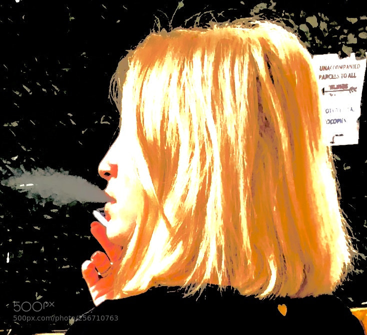 Apple iPhone 8 Plus sample photo. Smoking thoughts photography