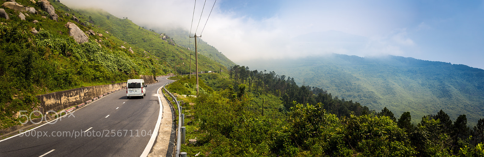 Canon EOS 6D sample photo. Panorama, hai van moutain photography