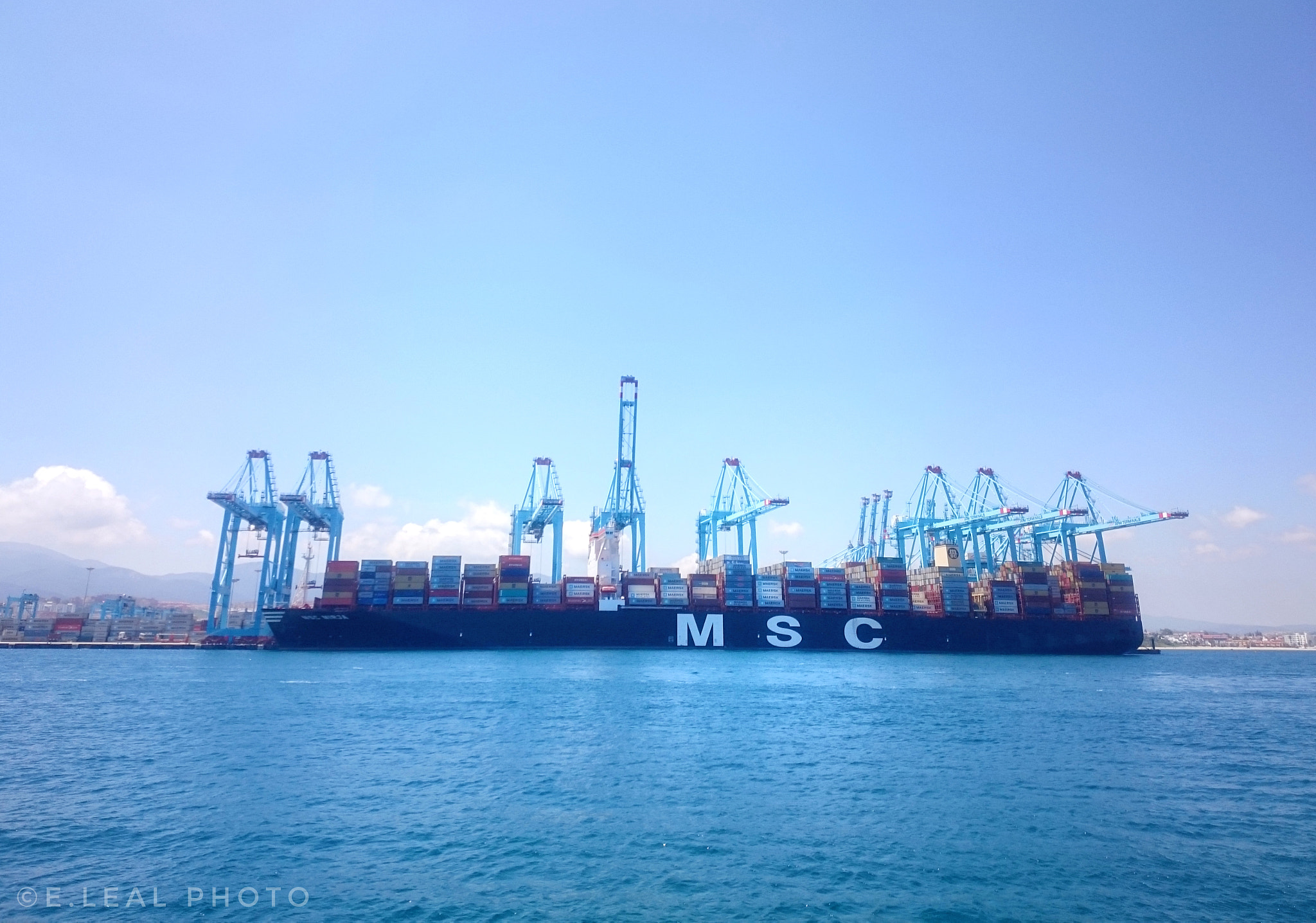 Sony Xperia Z2 sample photo. Msc mirja. algeciras port photography