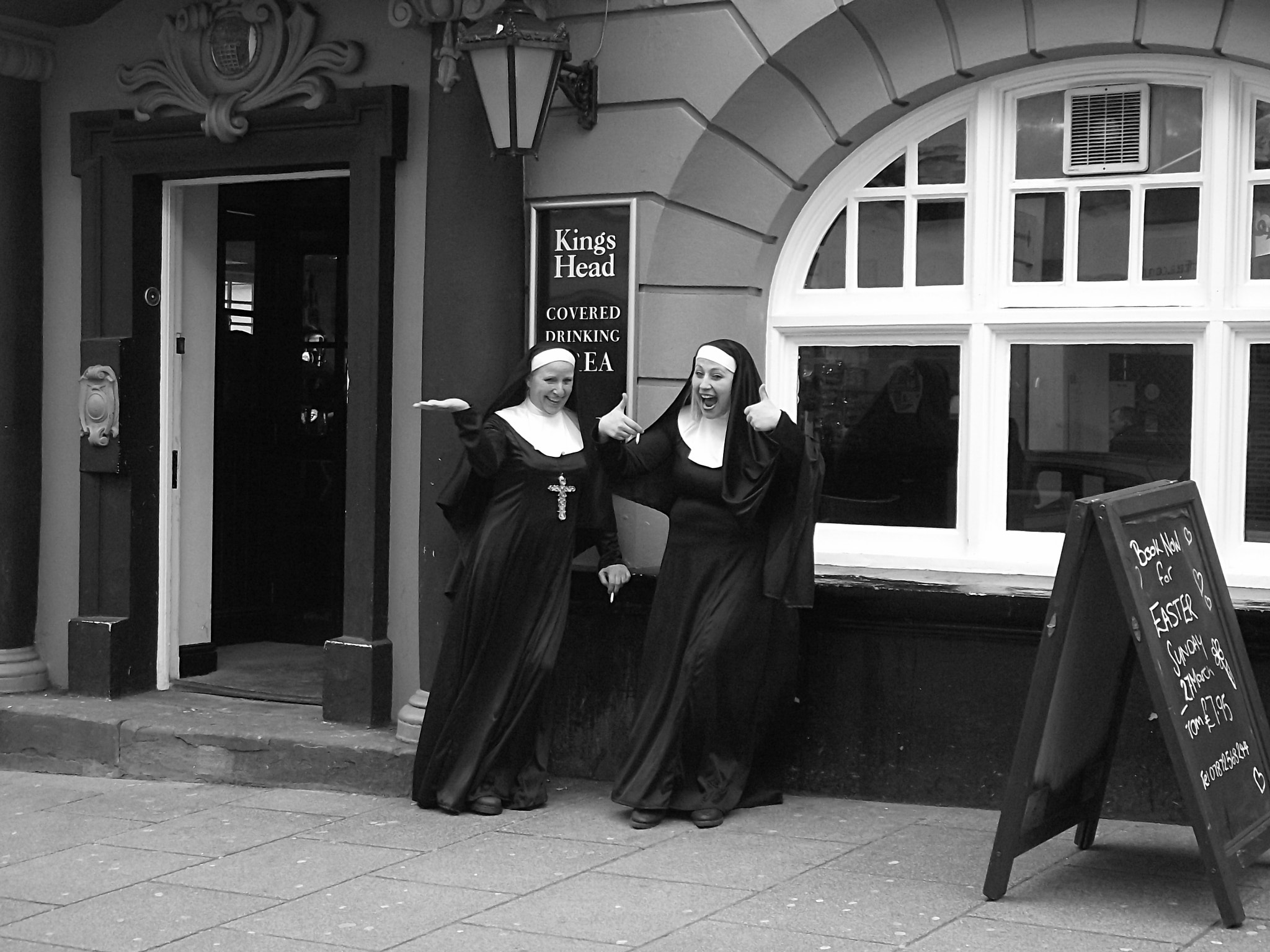 Fujifilm FinePix S1730 sample photo. 19/03/2016 nuns on a day out - chepstow photography