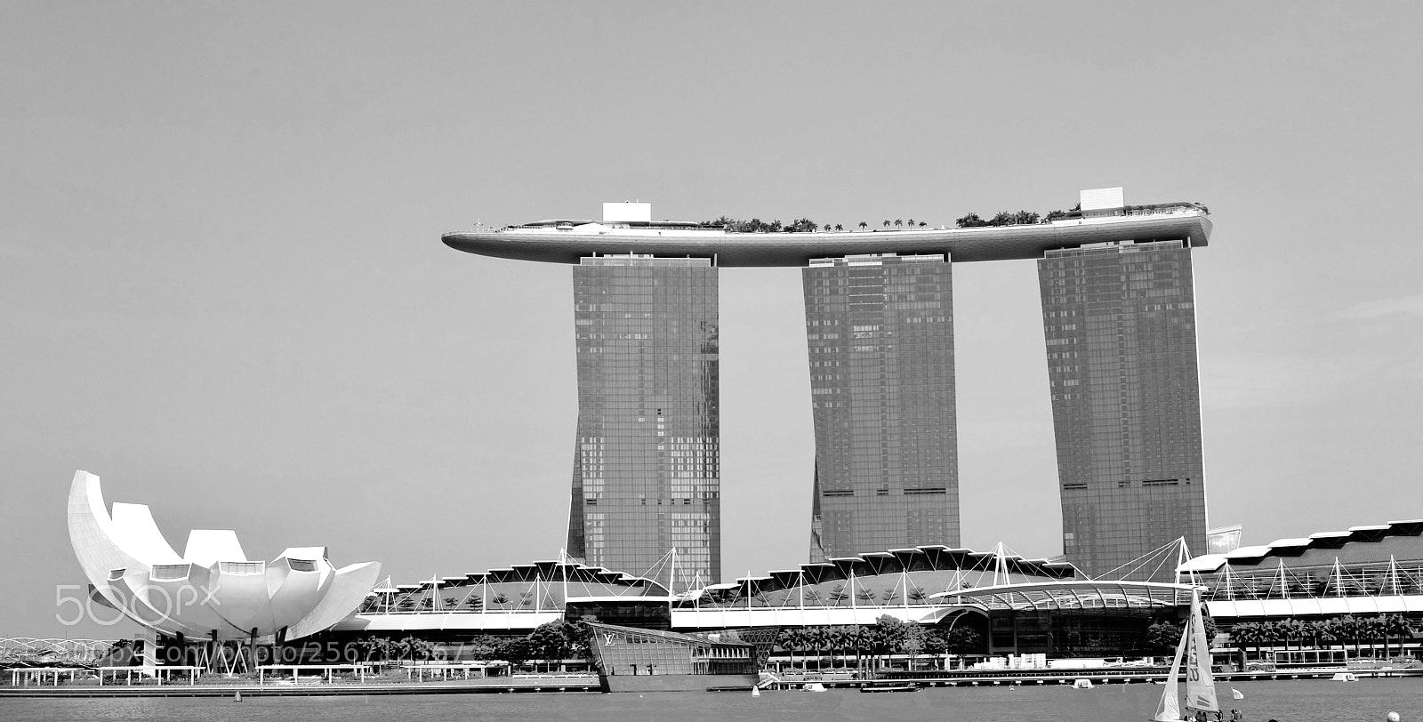 Fujifilm X100S sample photo. Marina bay, singapore photography