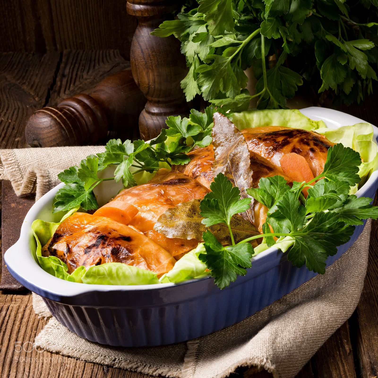 Nikon D810 sample photo. Baked cabbage rolls in photography