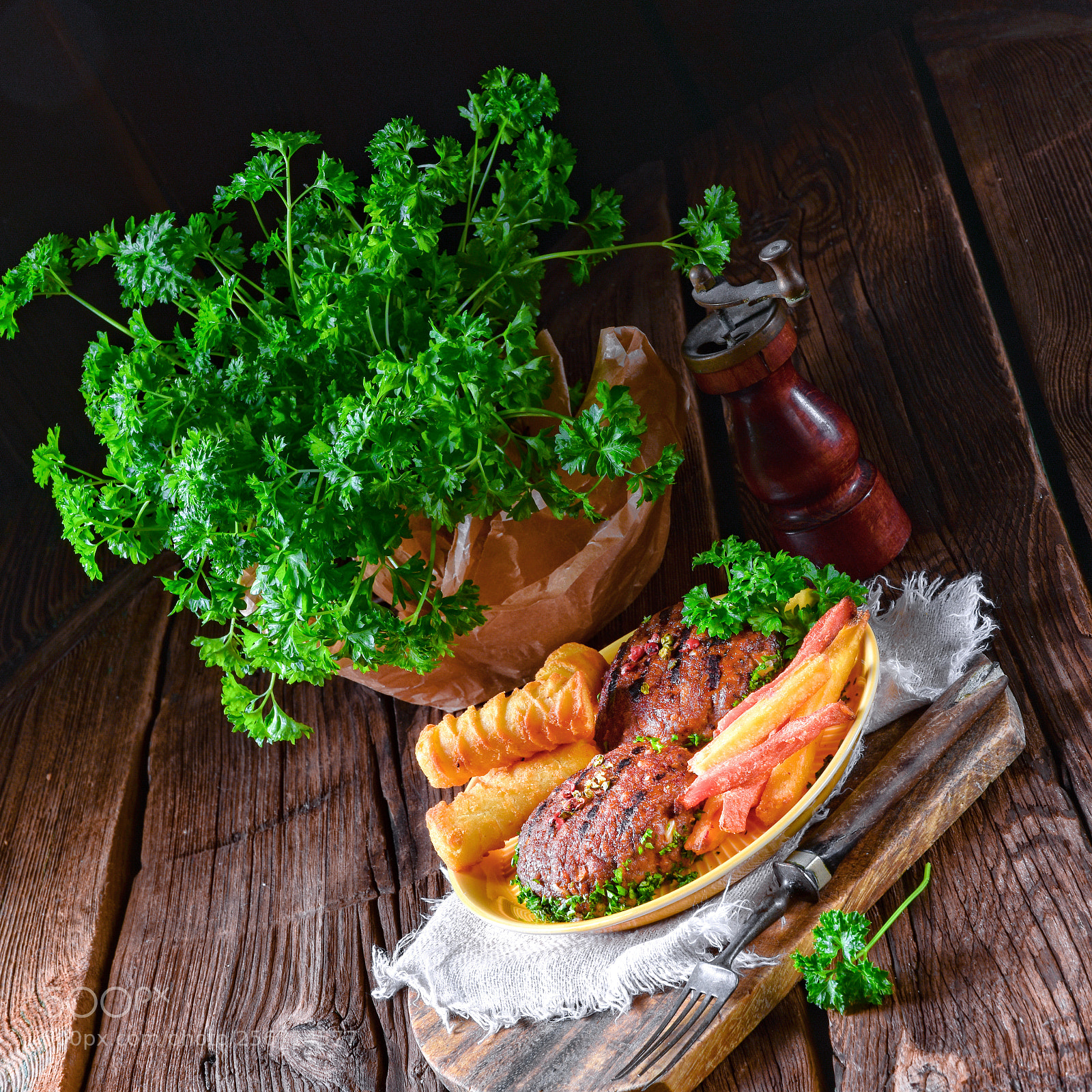 Nikon D810 sample photo. Grilled bullets with croquettes photography