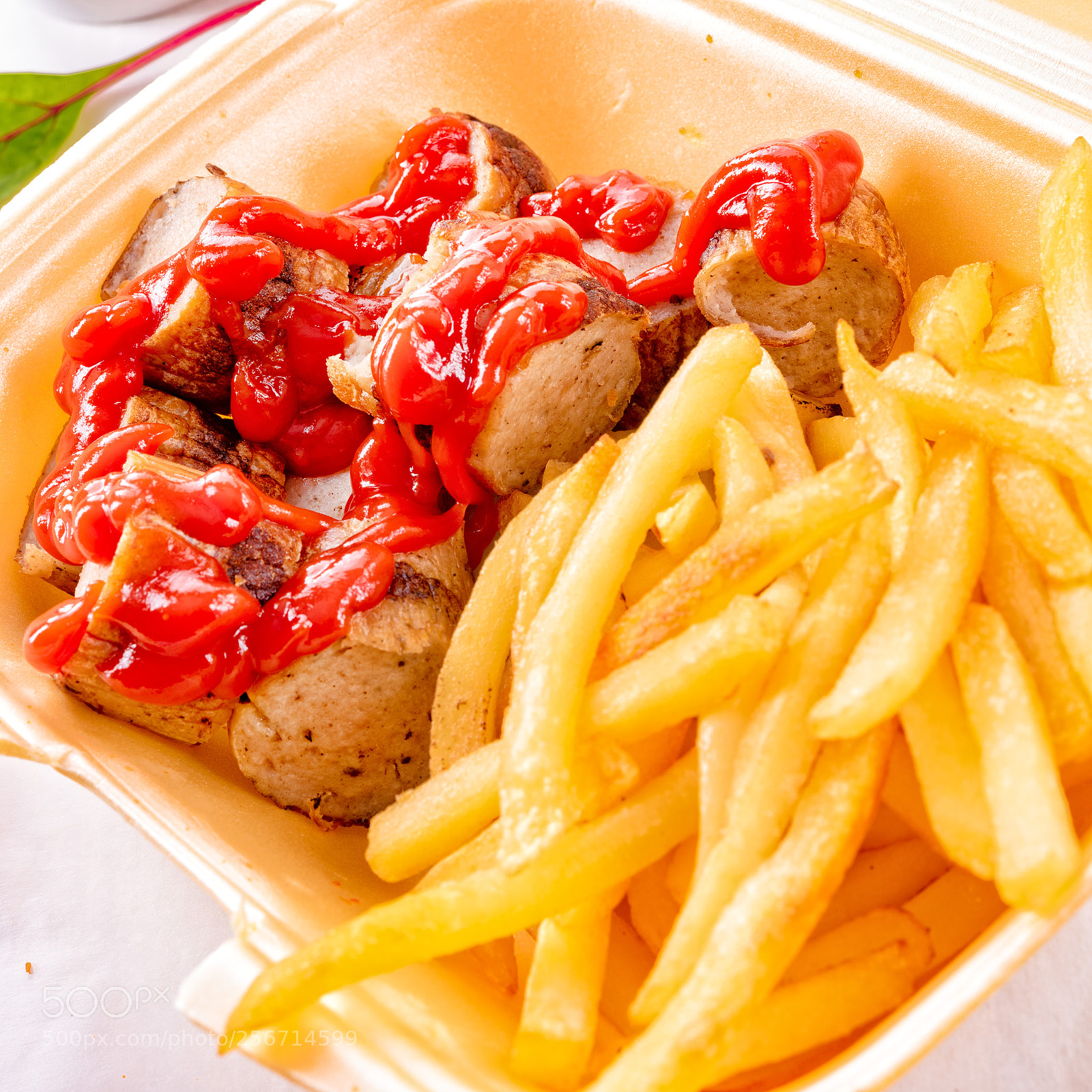 Nikon D810 sample photo. Grilled bratwurst with french photography