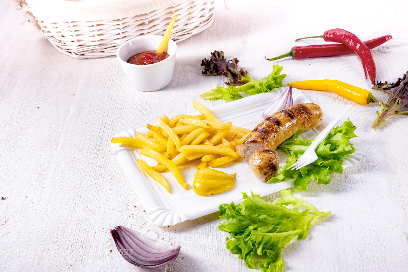 Nikon D810 sample photo. Delicious grilled bratwurst with photography
