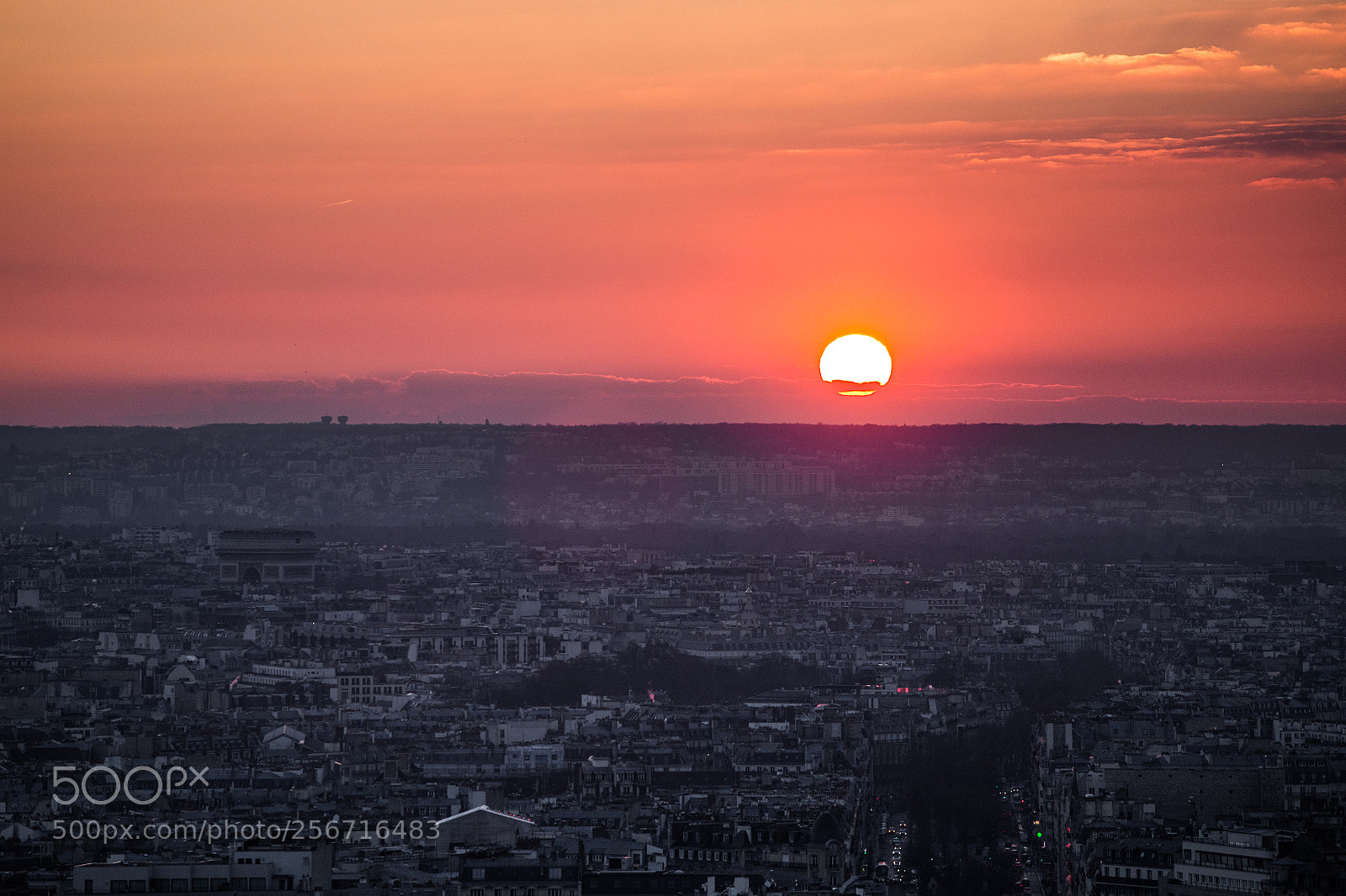 Canon EOS 6D sample photo. Sunset (paris france) photography