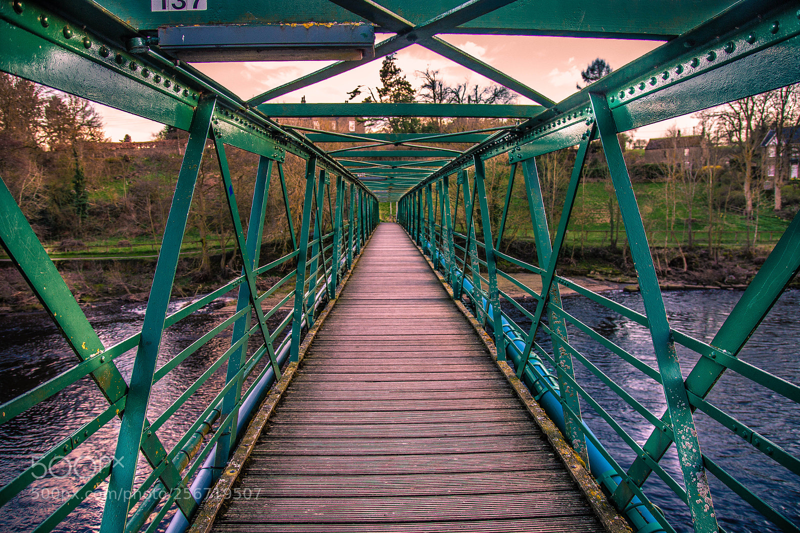 Canon EOS 6D sample photo. Footbridge photography