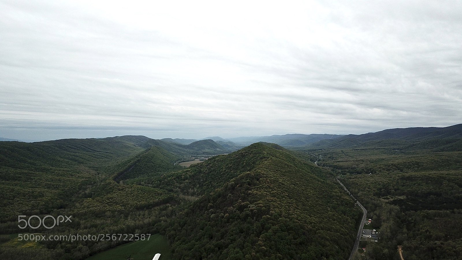 DJI FC220 sample photo. Mountain ride photography