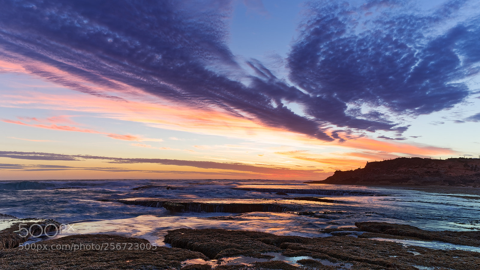 Sony a7 II sample photo. Sunset on the rocks photography
