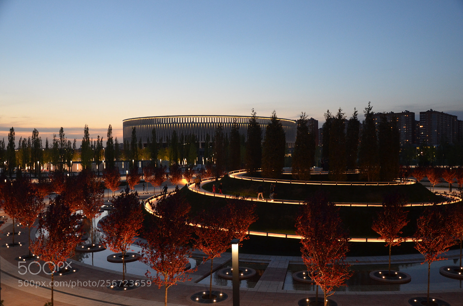 Nikon D5100 sample photo. Krasnodar arena & park photography