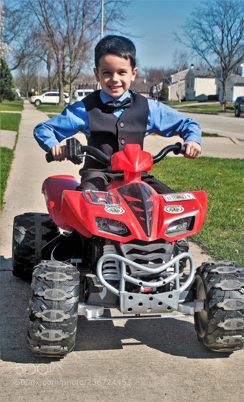 Nikon D3000 sample photo. Boy and his bike photography