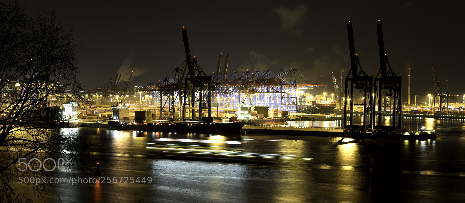 Sony a7 II sample photo. Port of hamburg panoramer photography