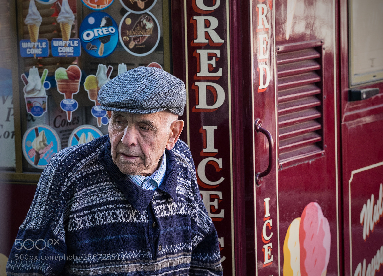 Fujifilm X-T1 sample photo. Ice cream stand photography