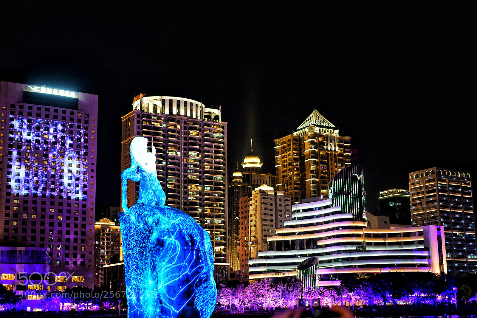 Sony a7R II sample photo. Light show photography