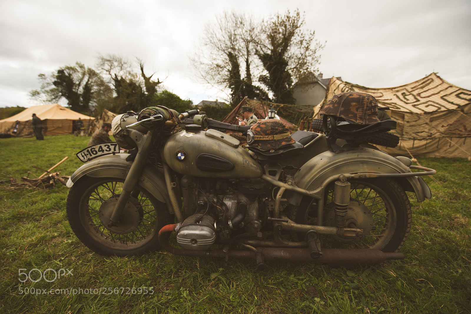 Nikon D810 sample photo. Ww2 bike photography