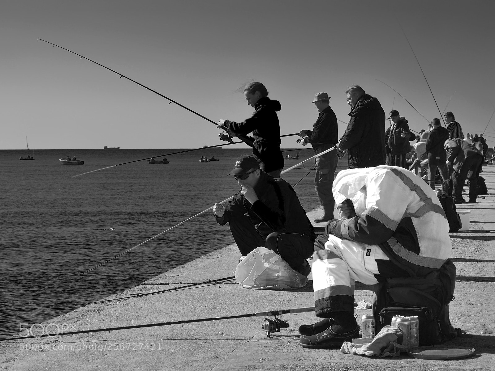 Olympus OM-D E-M10 II sample photo. Tired fisherman photography