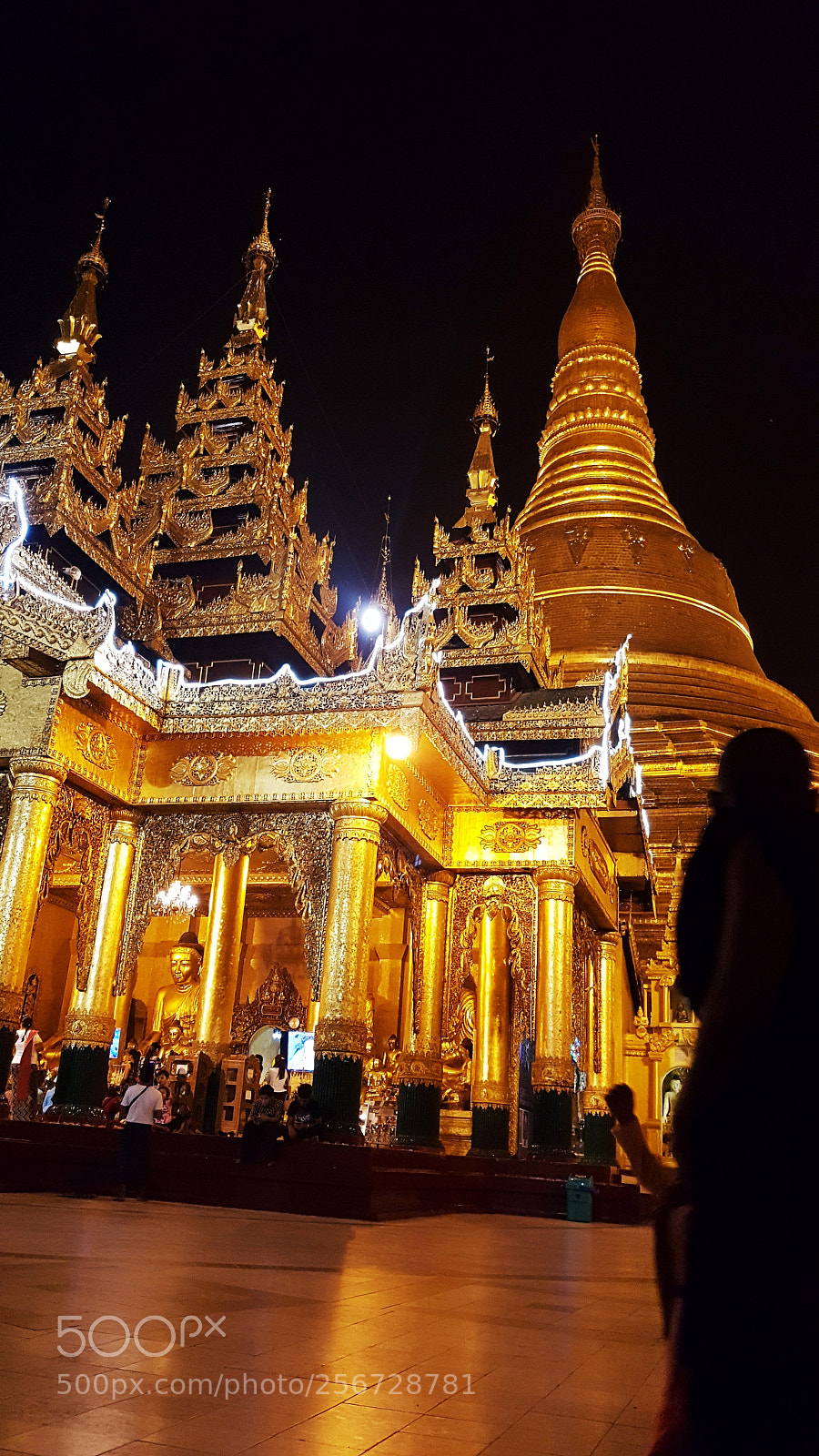 Samsung Galaxy S7 Edge sample photo. Shwedagon pagoda photography