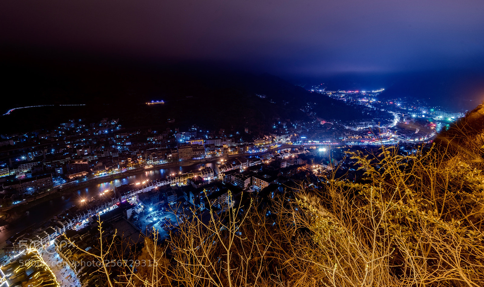 Nikon D750 sample photo. Night scence of ancient photography