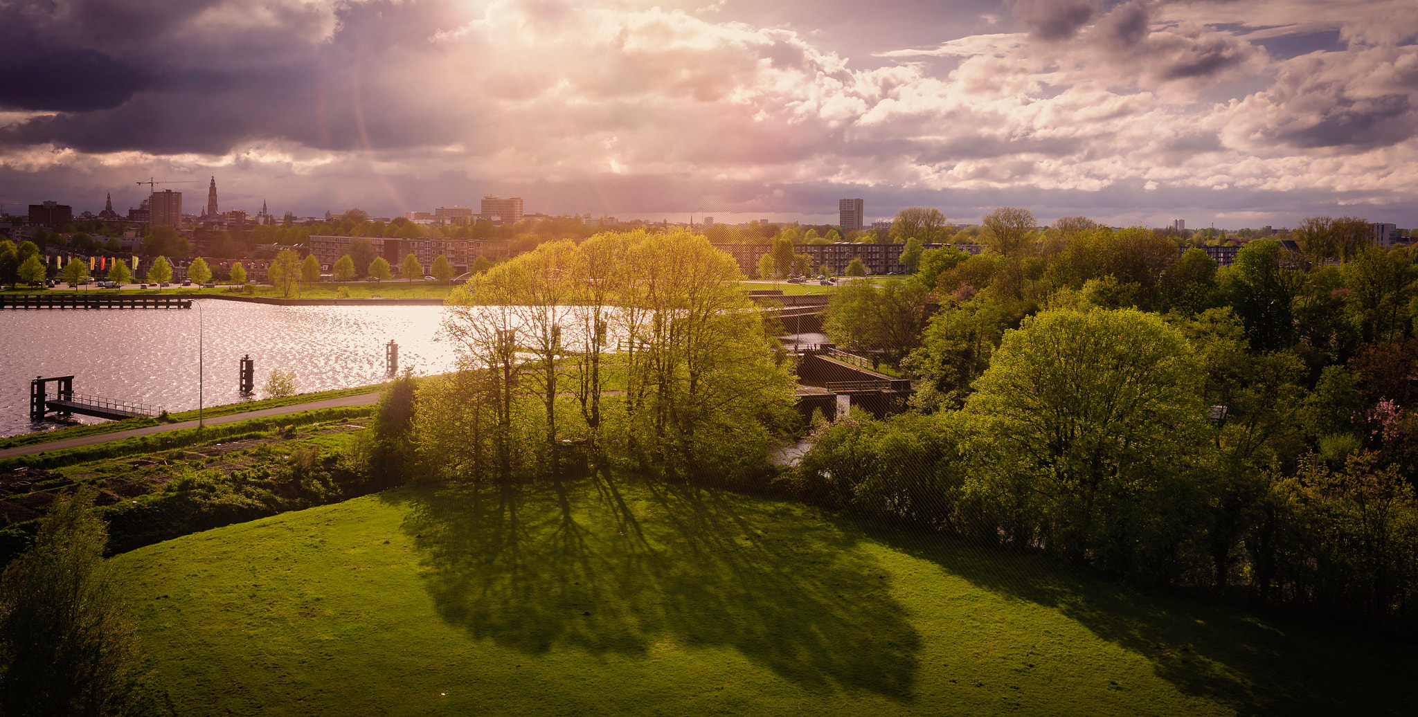 Nikon Coolpix A sample photo. Late sun groningen photography