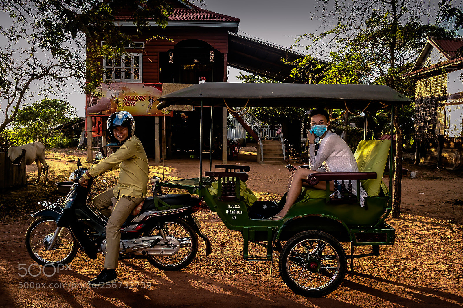 Canon EOS 5D sample photo. Ride to fisherman village photography