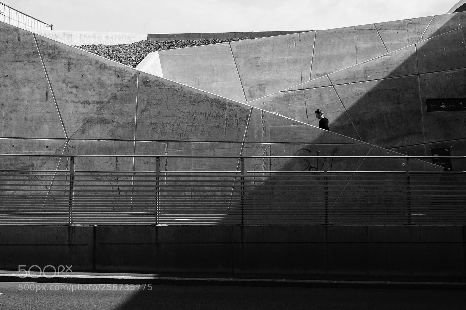 Fujifilm X-T2 sample photo. Angled stairway photography