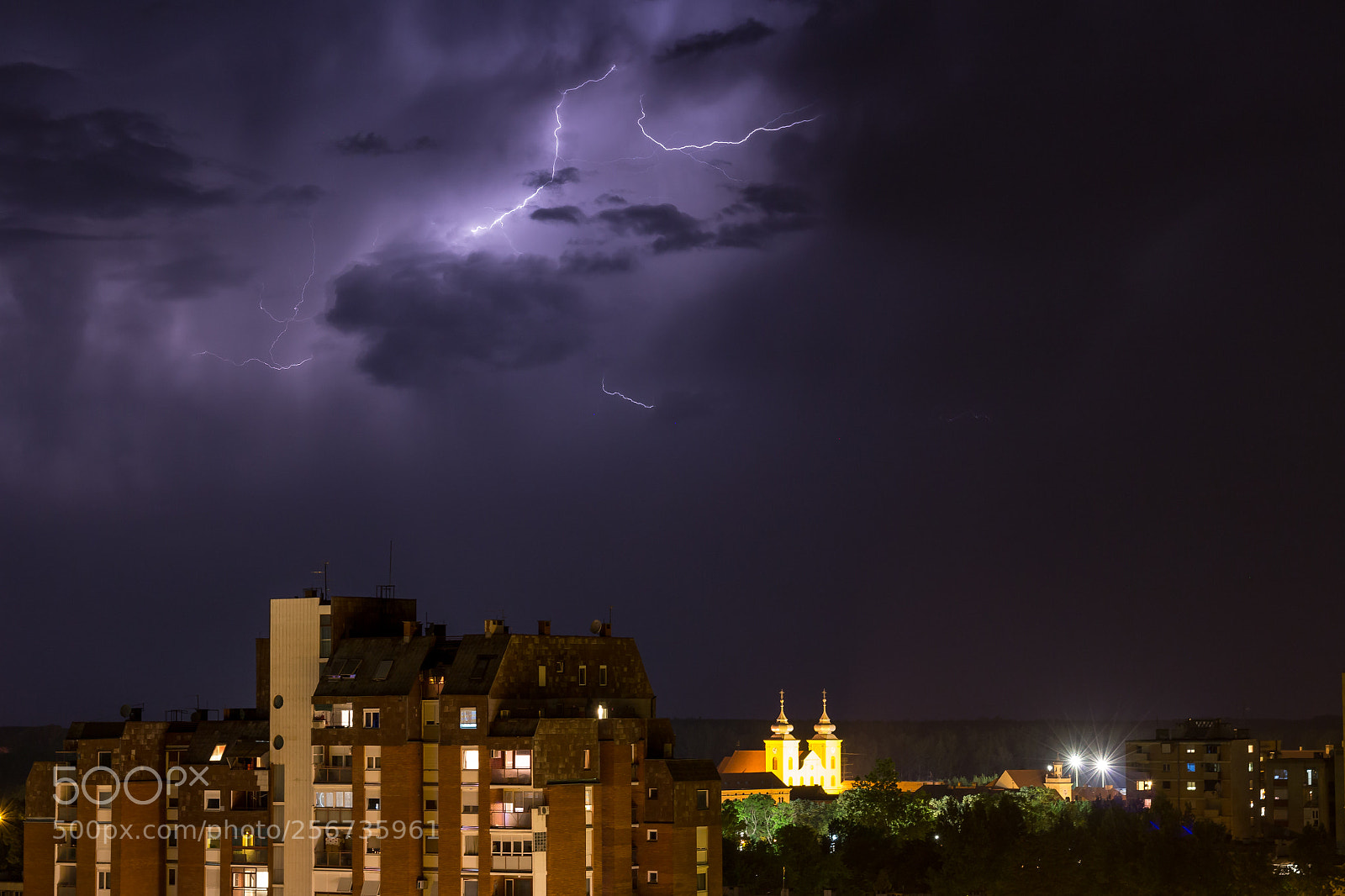 Canon EOS 100D (EOS Rebel SL1 / EOS Kiss X7) sample photo. Lightning storm photography
