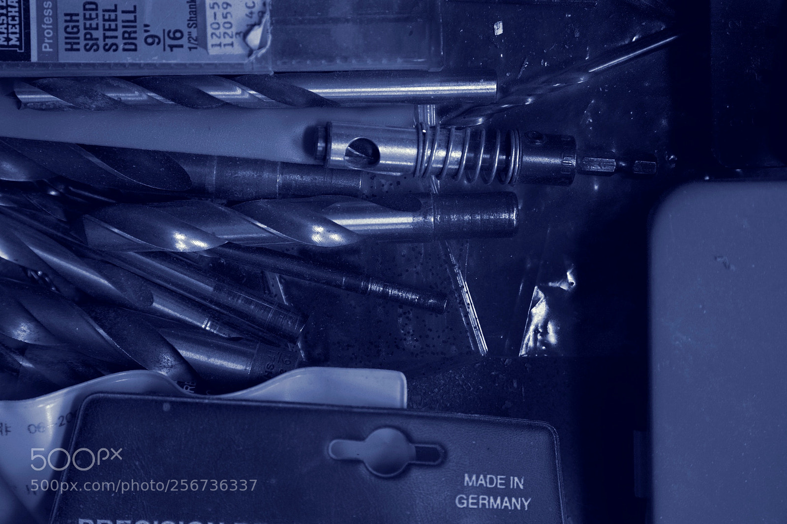 Canon EOS 5D Mark II sample photo. Drill bit drawer photography