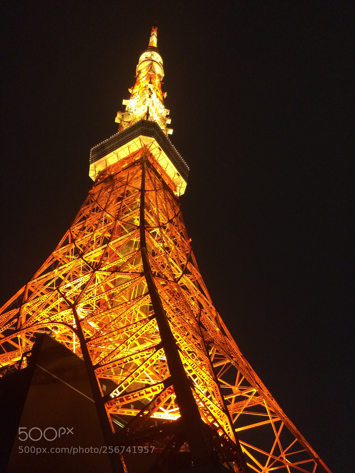 Apple iPhone 5s sample photo. Tokyo tower photography