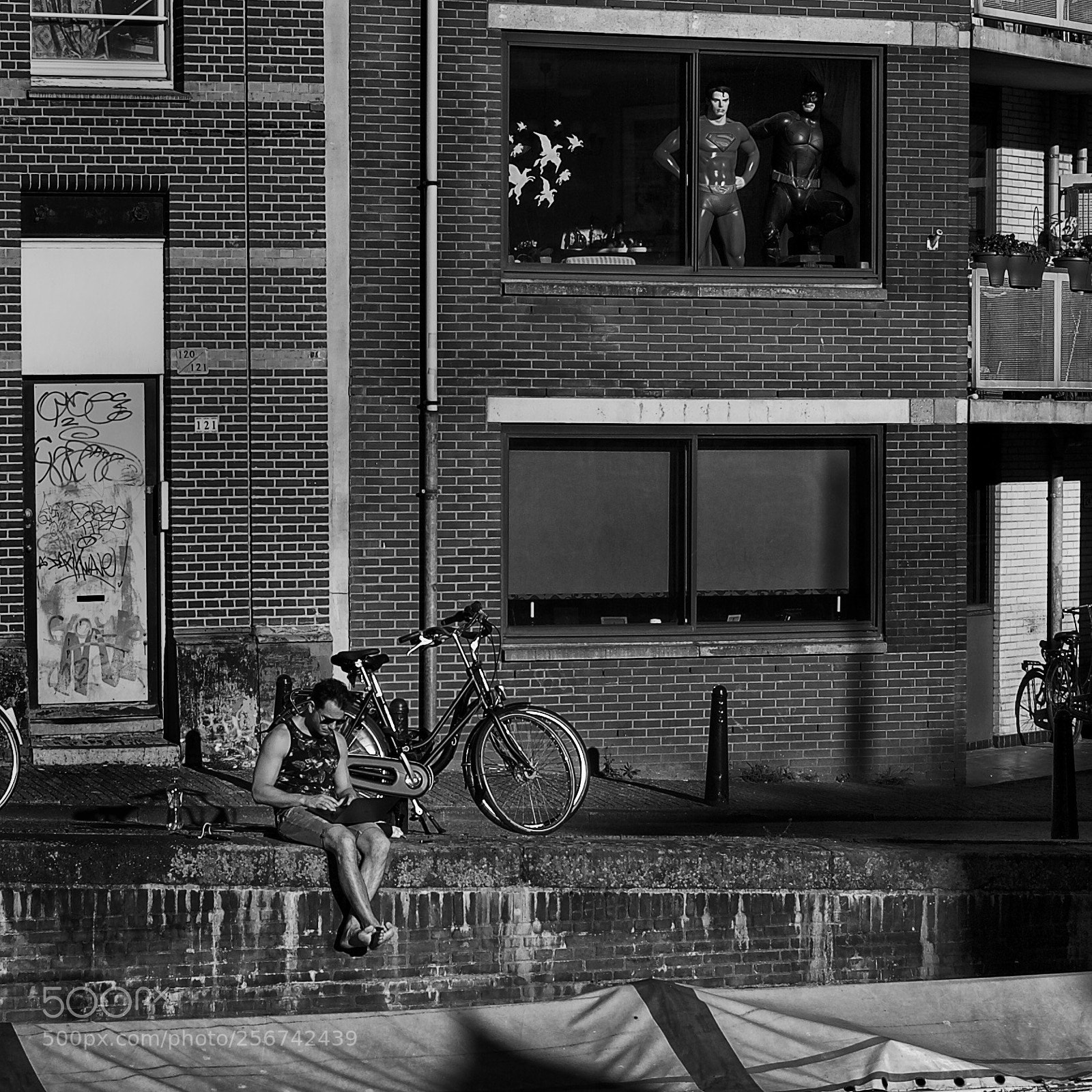 Canon EOS 5D Mark II sample photo. Amsterdam superman photography
